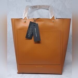 Rebecca Minkoff Stella Brown/Lounge Pebbled Leather Tote NWT